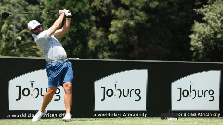 Golfer Dean Burmester at the Joburg Open